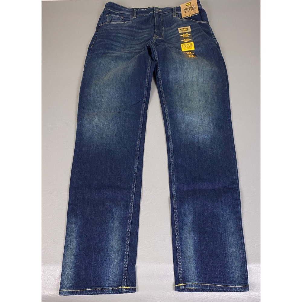 The Foundry Jeans Size 36x38 Big & Tall Advance Flex 360 Straight Dark Blue NWT